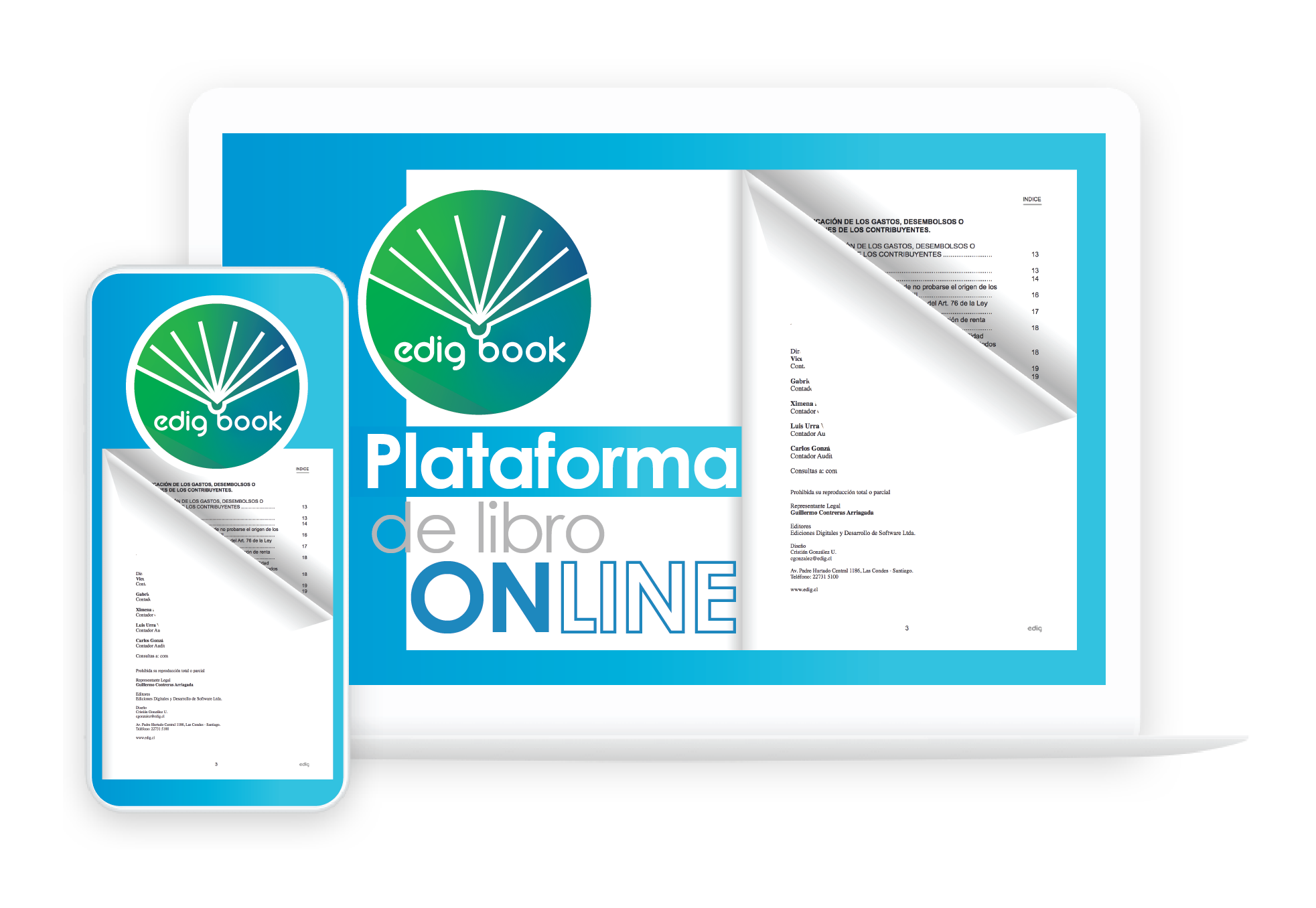 Cómodo, claro y ordenado Plataforma de libros tributarios online