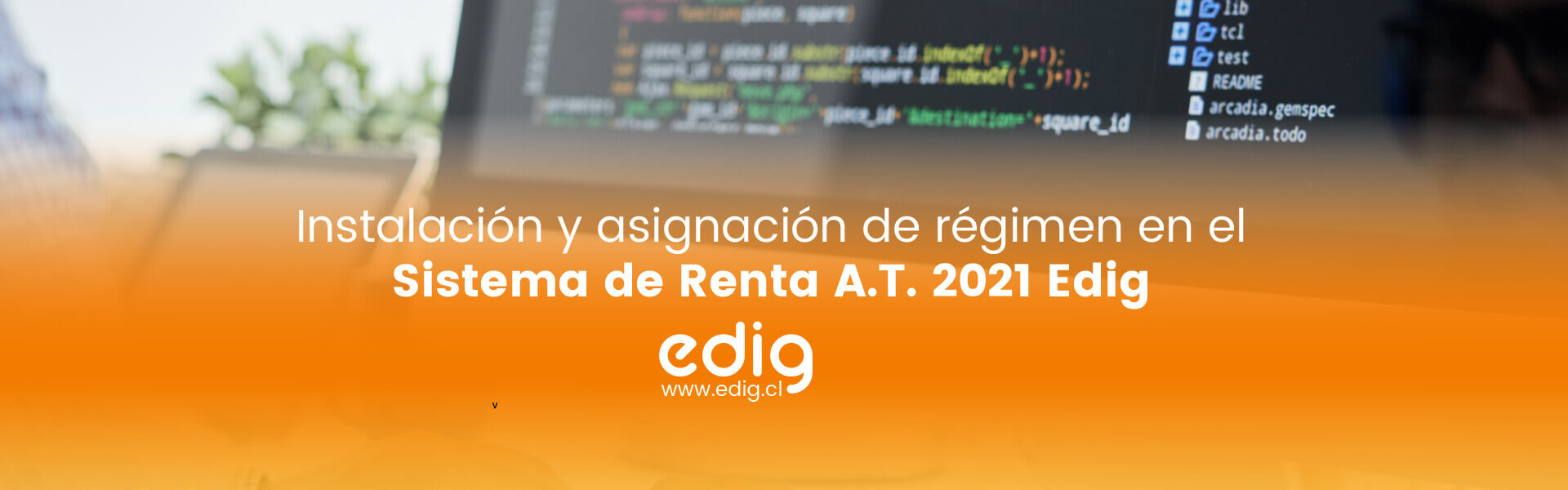 guías para realizar la instalación y asignación del régimen del contribuyente en el sistema de renta A.T. 2021 Edig