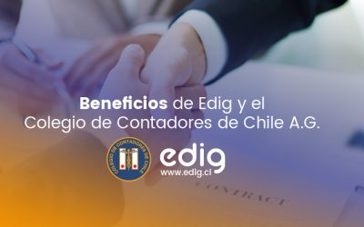 Beneficios de Edig y el Colegio de Contadores de Chile A.G.