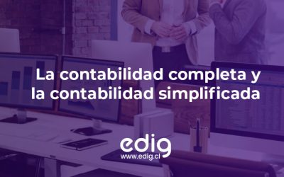 La contabilidad completa y la contabilidad simplificada