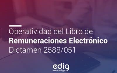 Dictamen 2588/051: Operatividad del LRE