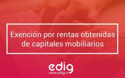 Exención por rentas obtenidas de capitales mobiliarios