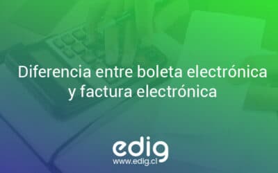 Diferencia entre boleta electrónica y factura electrónica