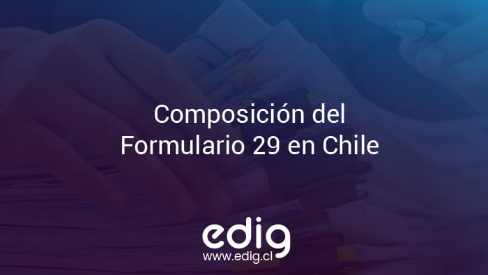 Aprende sobre el formulario 29 en Chile con Edig