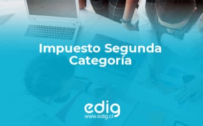 ¿Cómo se determina el impuesto de segunda categoría en Chile?