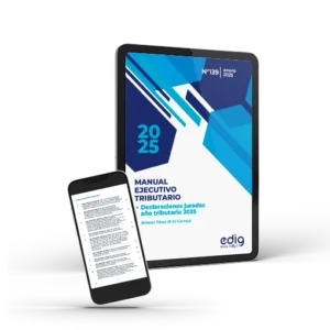 Monografia tributaria de Edig que explica las instrucciones para entregar las declaraciones juradas de la operacion renta 2025, publicado en Enero 2025 en formato digital