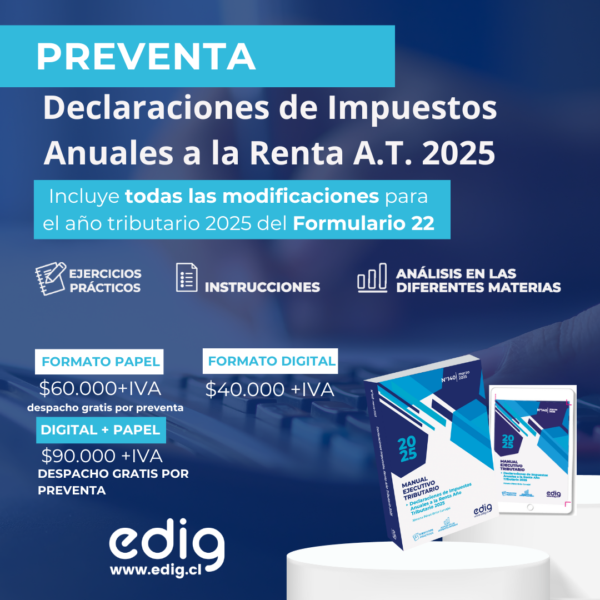 (PREVENTA) Declaración de impuestos anuales a la Renta Año Tributario 2025