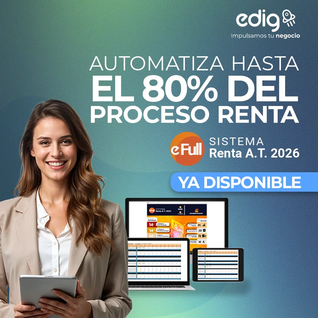 el software de renta edig es perfecto para realizar la operacion renta del año tributario 2025