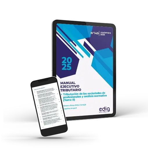 Monografia tributaria de Edig que explica la tributacion de las sociedades de profesionales con un analisis informativo, siendo el segundo tomo, publicado en Noviembre 2025 en formato digital