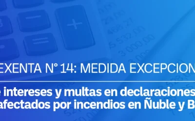 Resolución Exenta N° 14: Medida de condonación por catástrofe