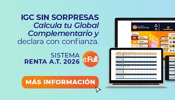 el impuesto global complementario puede ser declarado sin errores por medio del software de renta de Edig
