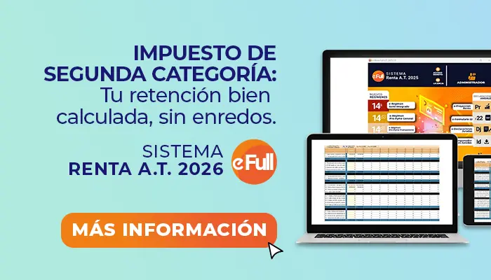 el impuesto unico de segunda categoria puede ser calculado facilmente con el software de renta edig