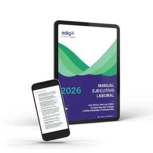 Monografia laboral de Edig sobre la ley 16744 de las normas sobre accidentes del trabajo y enfermedades profesionales, publicado en Abril 2026 en formato digital