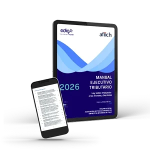 Monografia tributaria de Edig que explica la ley sobre el impuesto a las ventas y servicios en Chile, publicado en Mayo 2026 en formato digital