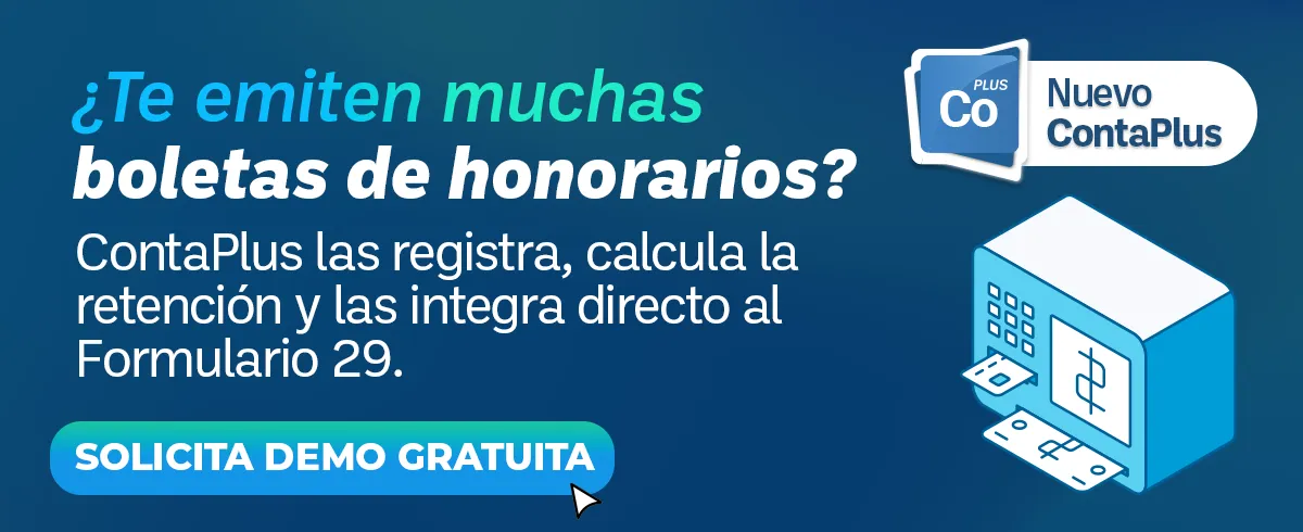 ContaPlus registra tus boletas de honorarios, calcula la retención y la integra con el Formulario 29 — solicita una demostración