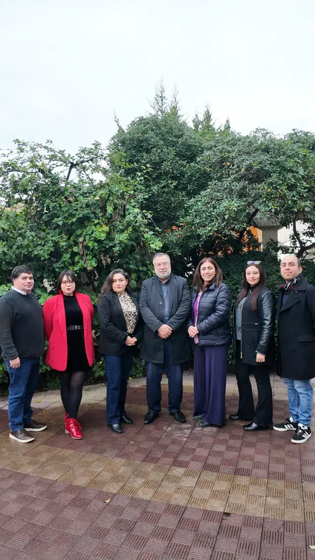 Representantes de EDIG y AFIICH tras la firma del convenio de la alianza